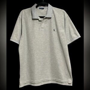 POLO RALPH LAUREN GREY W/BLACK PONY SZ XL